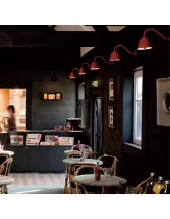 Applique Murale Extérieur Rétro Bell Burnt Orange 2