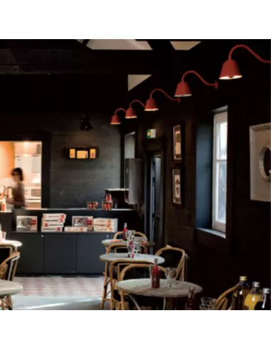 Applique Murale Extérieur Rétro Bell Burnt Orange