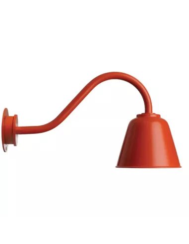 Applique Murale Extérieur Rétro Bell Burnt Orange