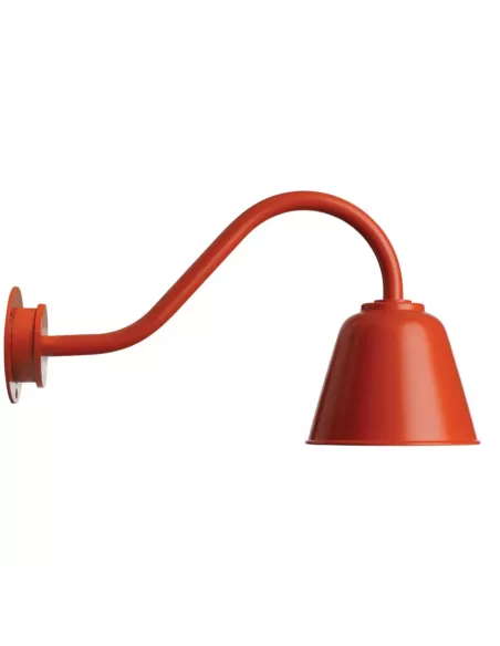 Applique Murale Extérieur Rétro Bell Burnt Orange