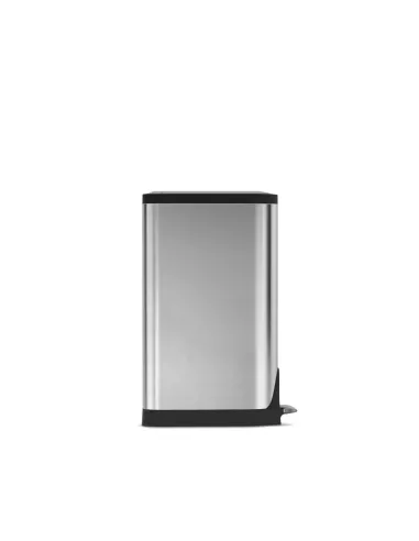 Poubelle Papillon à pédale - 30L - Inox Brossé