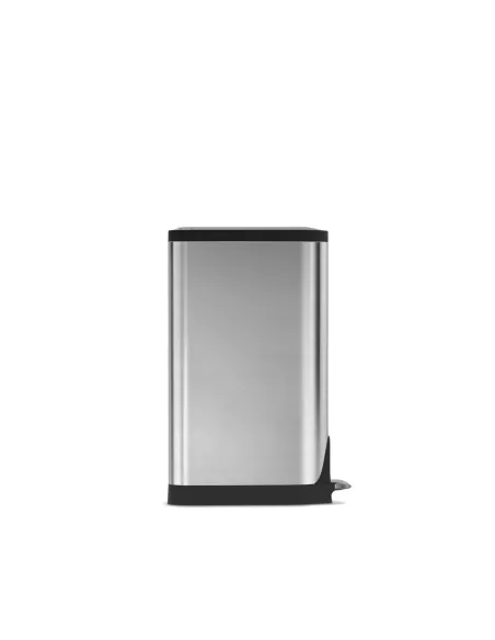 Poubelle Papillon à pédale - 30L - Inox Brossé