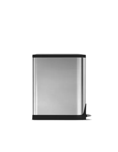 Poubelle Papillon à pédale - 45L - Inox Brossé