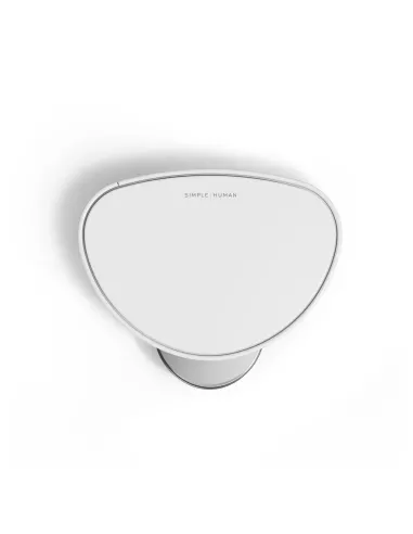 Poubelle Demi-lune à pédale - 6L - Blanc