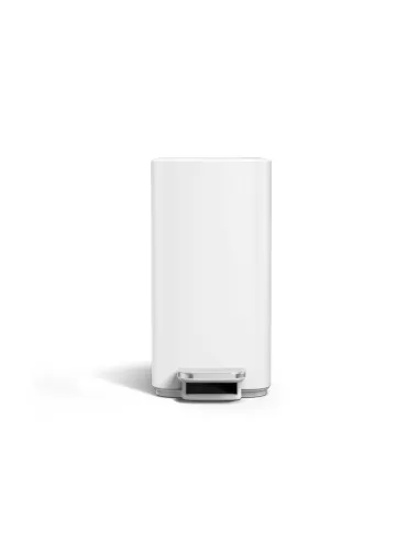 Poubelle étroite à pédale - 5L  - Blanc