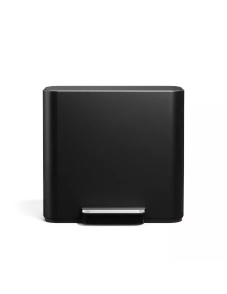 Poubelle de recyclage  - 15 L - Noir mat