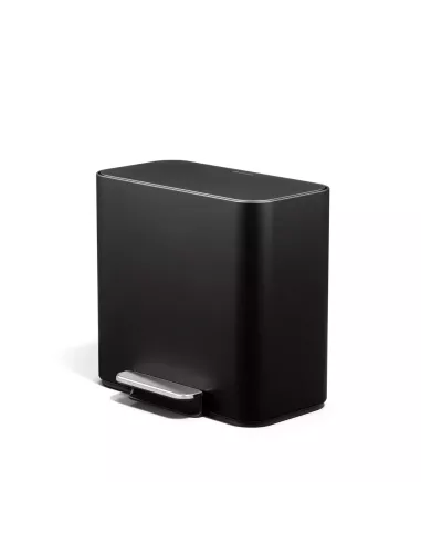 Poubelle de recyclage  - 15 L - Noir mat
