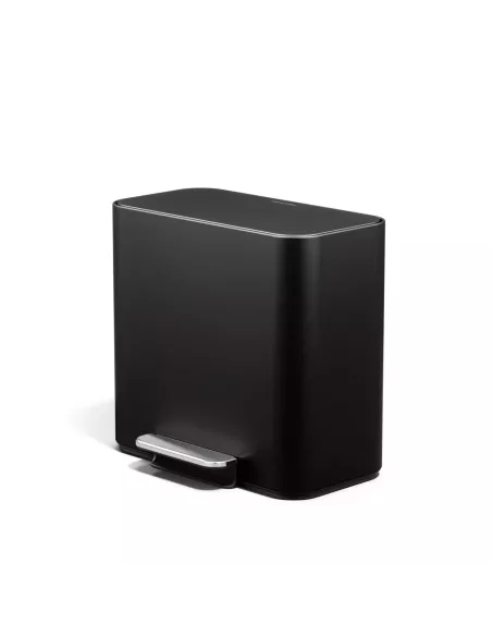 Poubelle de recyclage  - 15 L - Noir mat