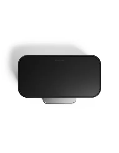 Poubelle de recyclage  - 15 L - Noir mat