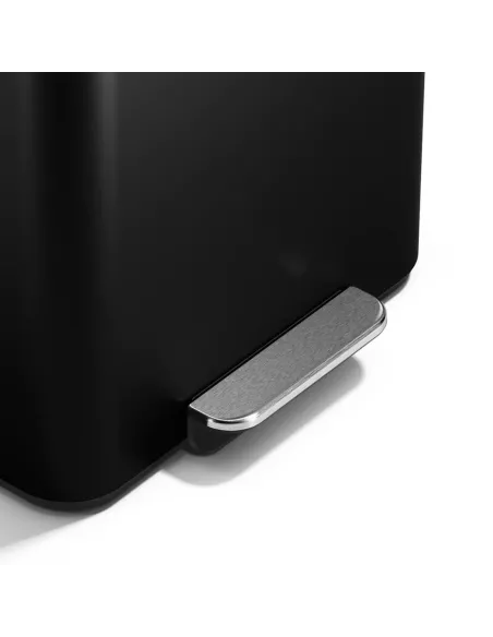Poubelle de recyclage  - 15 L - Noir mat