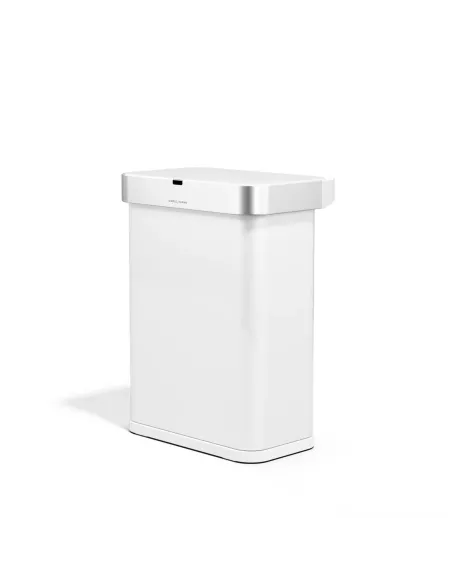 Poubelle à Capteur de mouvement - 58L -  Blanc