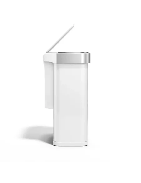 Poubelle à Capteur de mouvement - 58L -  Blanc