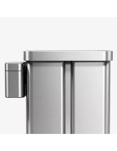 Poubelle Tri Sélectif à pédale, compost en option