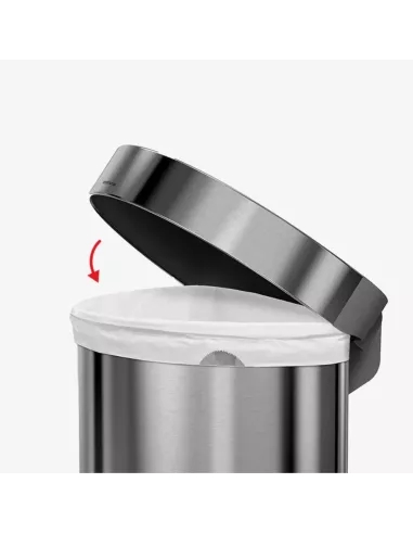 Poubelle Demi-lune à pédale - 45L - Simplehuman