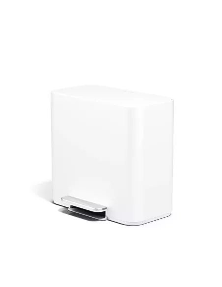 Poubelle de recyclage  - 15L - Blanc