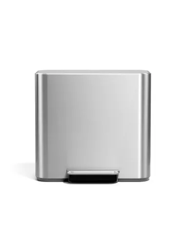 Poubelle de recyclage  - 15L - Inox Brossé