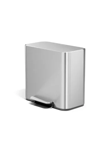 Poubelle de recyclage  - 15L - Inox Brossé