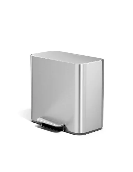 Poubelle de recyclage  - 15L - Inox Brossé