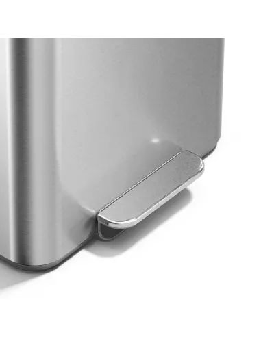 Poubelle de recyclage  - 15L - Inox Brossé