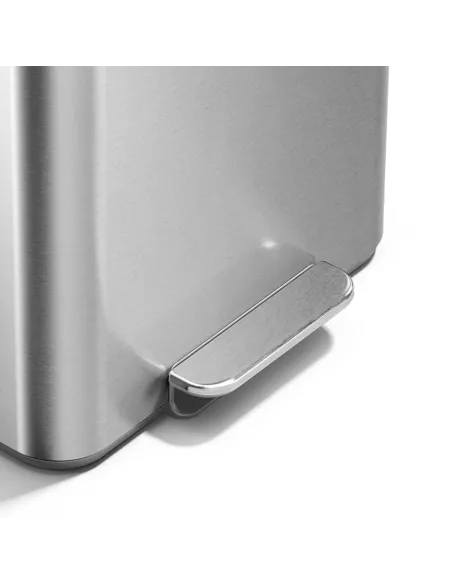 Poubelle de recyclage  - 15L - Inox Brossé