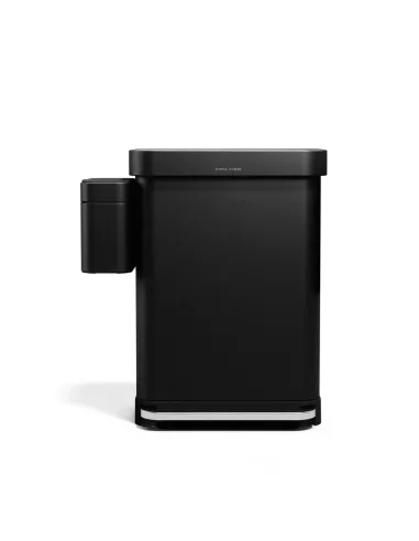 Poubelle Compost Cuisine - 4L - Noir mat