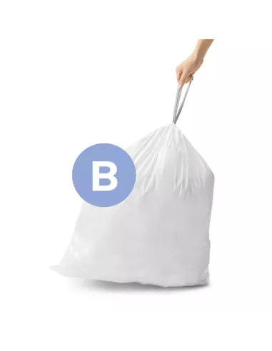 Sac poubelle code B - 6L - Lot de 30 - Simplehuman