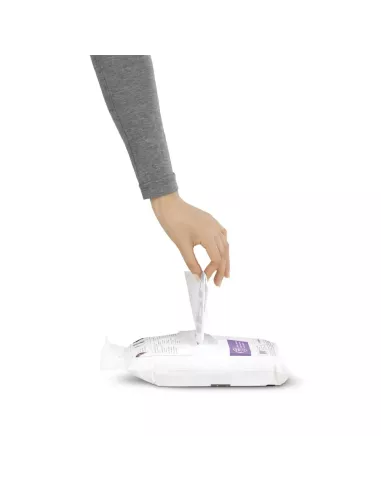 Sac poubelle code M - 45L - Lot de 20 - Blanc