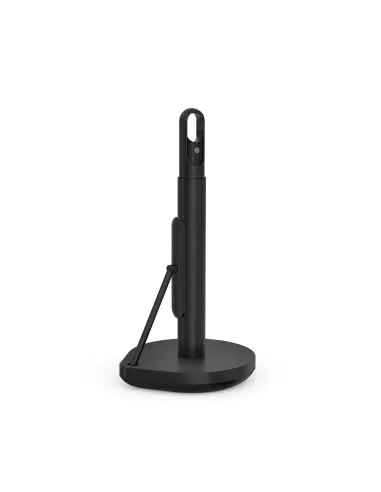 Porte essuie-tout avec spray intégré - Acier noir mat