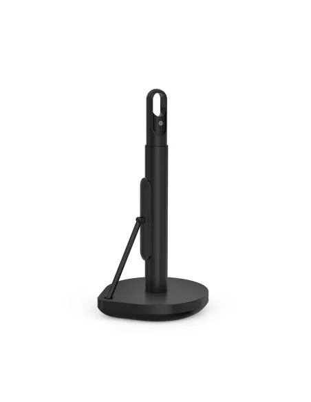 Porte essuie-tout avec spray intégré - Acier noir mat