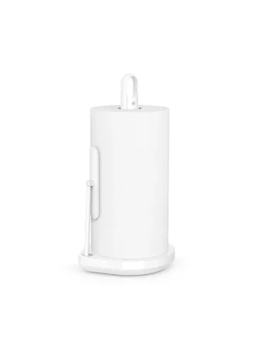 Porte essuie-tout avec spray intégré - Acier blanc