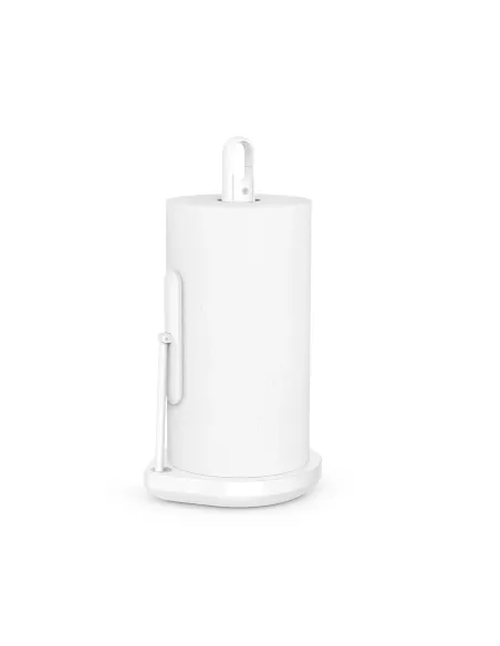 Porte essuie-tout avec spray intégré - Acier blanc
