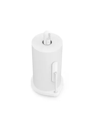 Porte essuie-tout avec spray intégré - Acier blanc