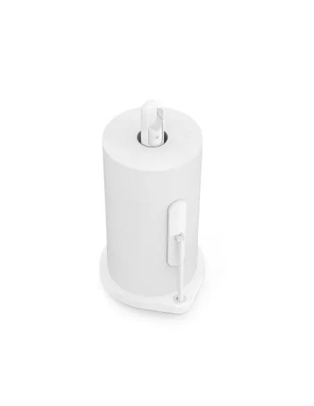 Porte essuie-tout avec spray intégré - Acier blanc