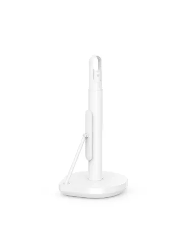Porte essuie-tout avec spray intégré - Acier blanc