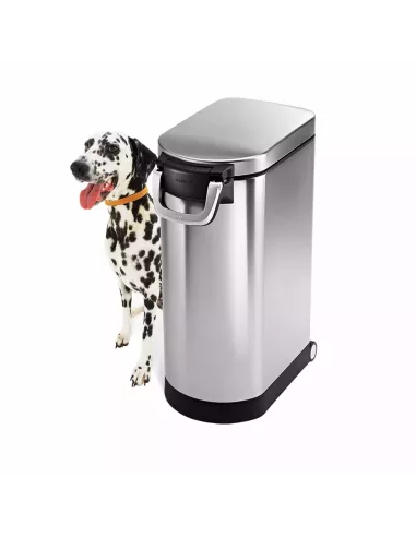 Contenant à nourriture pour animaux - Très grand format - Acier