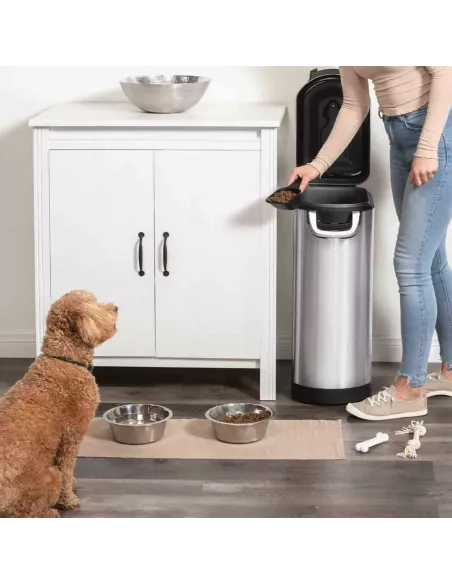 Contenant à nourriture pour animaux - Très grand format - Acier