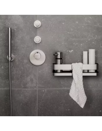 Panier de douche Nexio long - Noir - Blomus 2