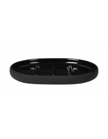 Porte savon céramique - SONO - Noir