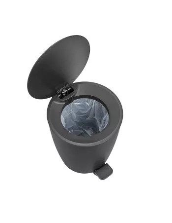 Poubelle à pédale 3L - AVA - Noir 2