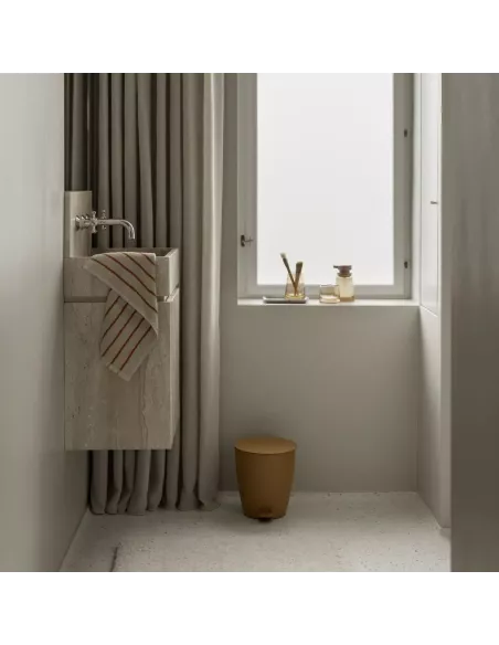 Poubelle à pédale 3L - AVA - Beige