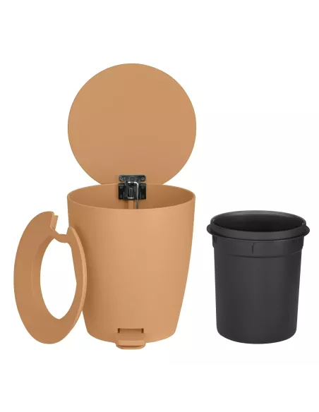 Poubelle à pédale 3L - AVA - Beige
