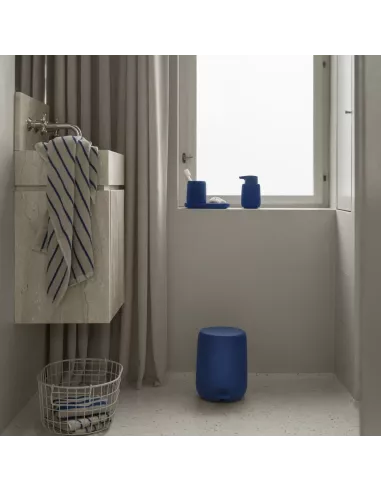 Poubelle à Pédale SONO Bleu Mazarine 3 L – Blomus