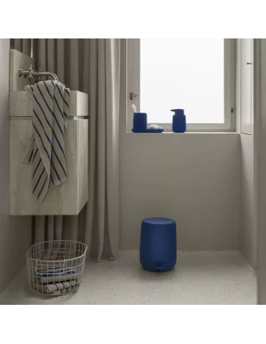 Distributeur de savon manuel 250 ml - SONO - Bleu Mazarine