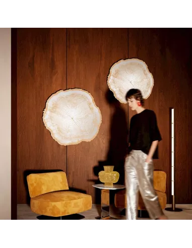 Miroir Design Tronc Arbre Arbo Gold L