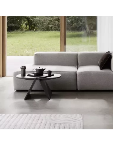 Table basse coffee 40 x 80 cm - AVIO - Noir