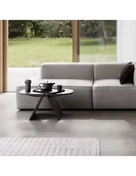 Table basse coffee 40 x 80 cm - AVIO - Noir