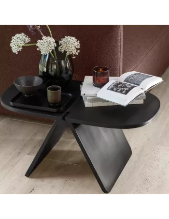 Table basse coffee 40 x 80 cm - AVIO - Noir 2