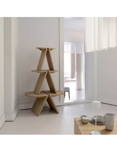 Table basse coffee 40 x 80 cm - AVIO - Chêne