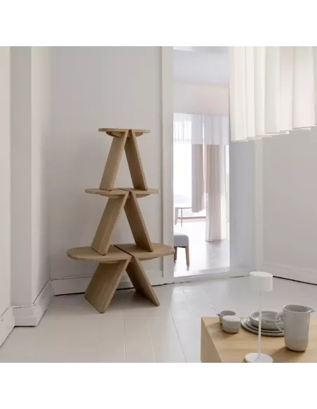 Table basse coffee 40 x 80 cm - AVIO - Chêne