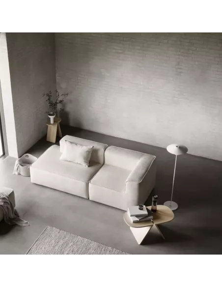 Table basse coffee 40 x 80 cm - AVIO - Chêne